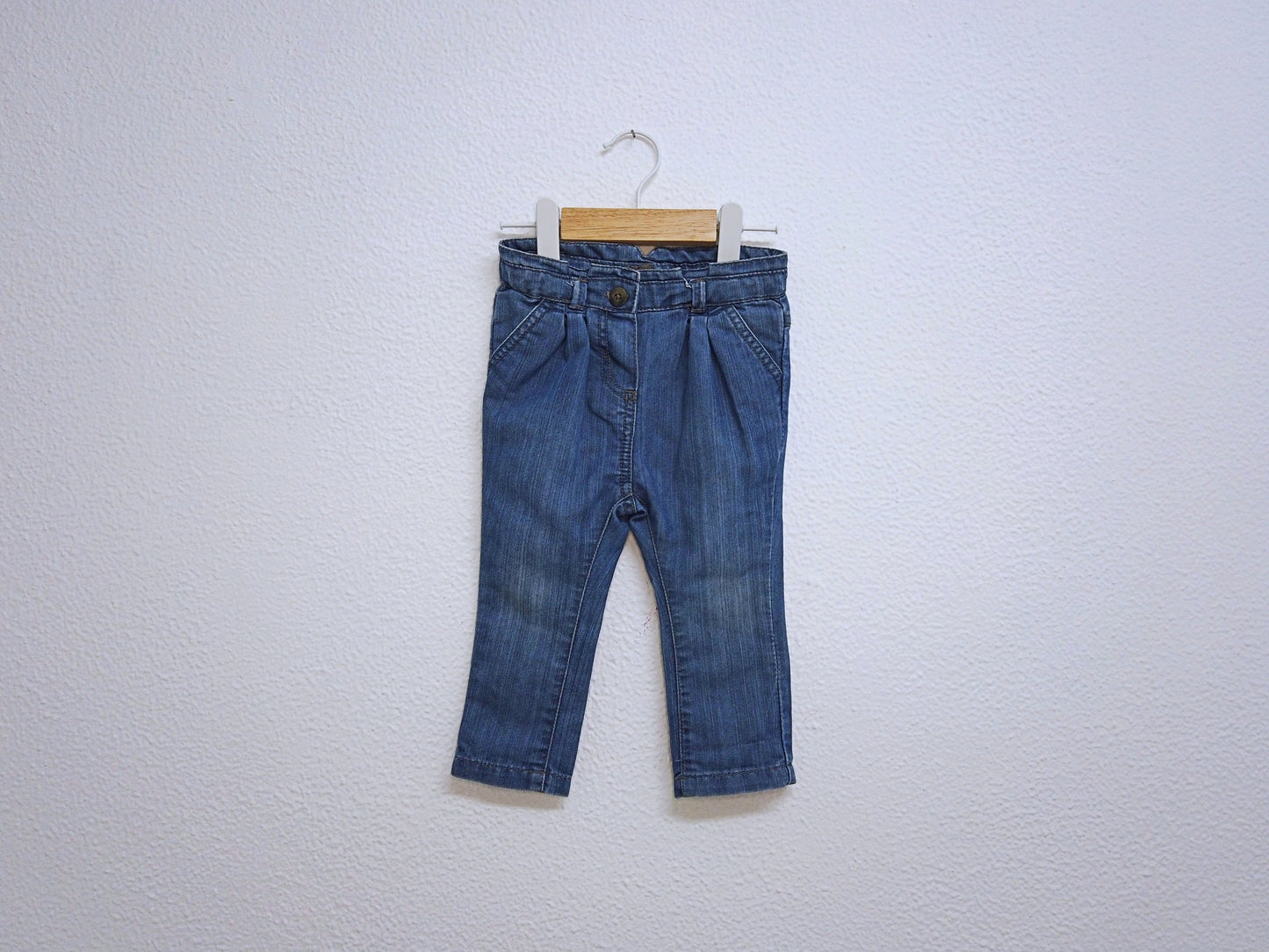 Calças de ganga (jeans) para Bebé Menina de 9 - 12 meses | Clobies