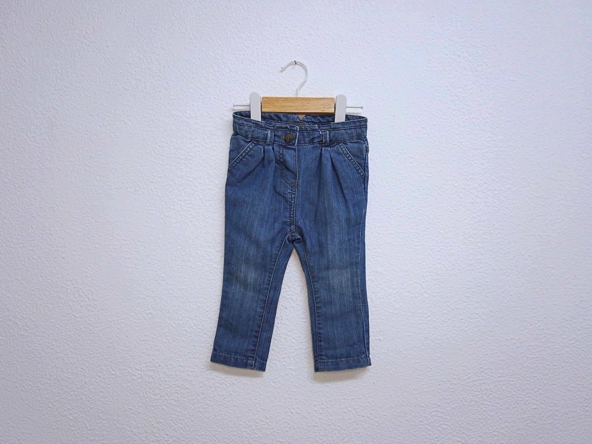 Calças de ganga (jeans) para Bebé Menina de 9 - 12 meses | Clobies