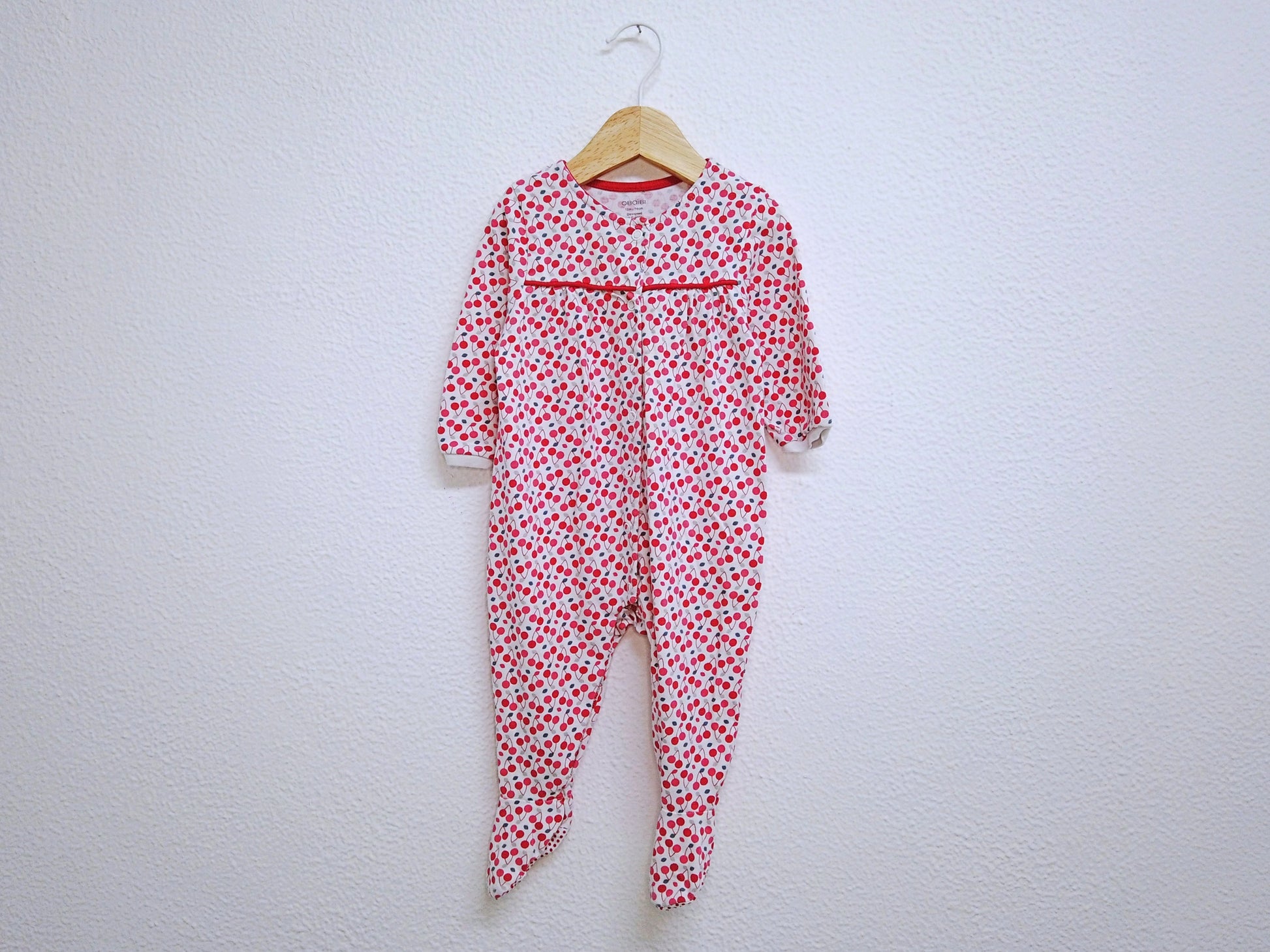 Babygrow c/ pés para Bebé Menina de 9 - 12 meses | Clobies