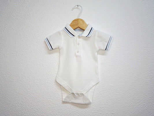 Body polo manga curta para Bebé Menino de 0/1 meses | Clobies