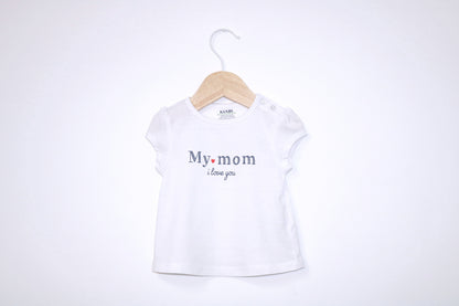 T-shirt para Bebé Menina de 1 - 3 meses | Clobies