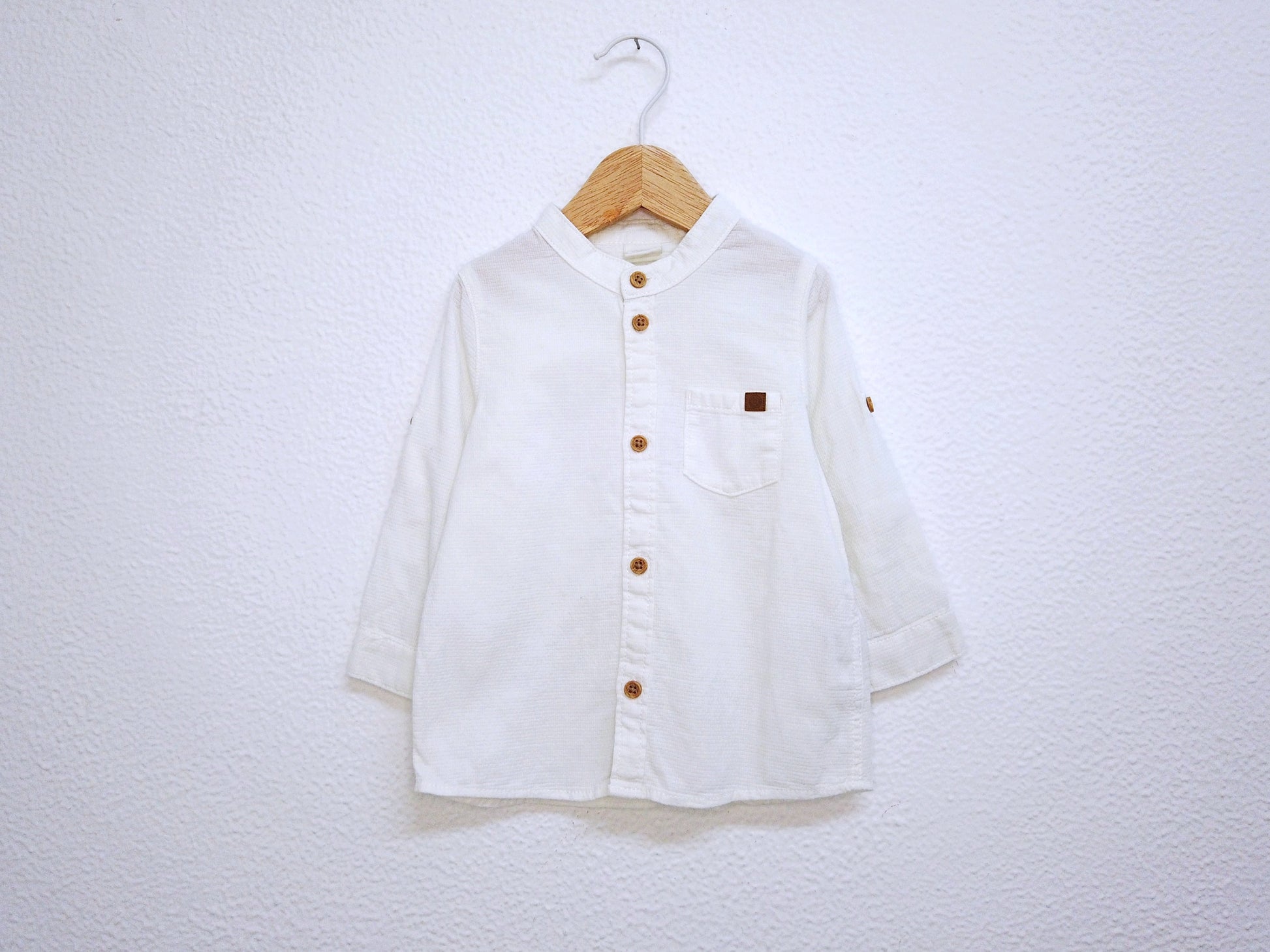 Camisa para Bebé Menino de 6 - 9 meses | Clobies