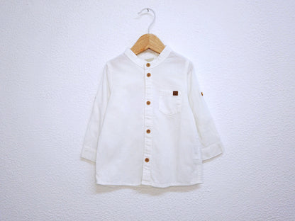 Camisa para Bebé Menino de 6 - 9 meses | Clobies