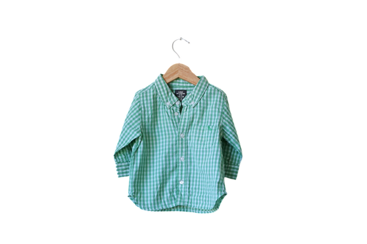 Camisa para Bebé Menino de 6 - 9 meses | Clobies