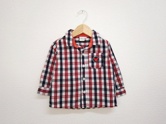 Camisa para Bebé Menino de 9 - 12 meses | Clobies