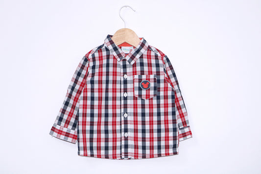 Camisa para Bebé Menino de 9 - 12 meses | Clobies