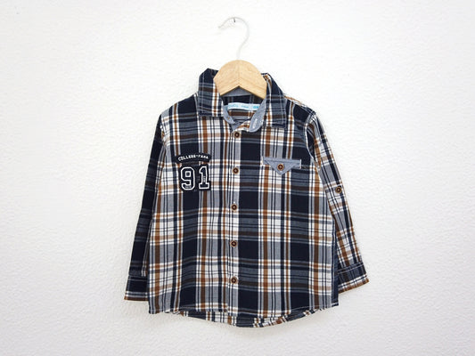 Camisa para Bebé Menino de 12 - 18 meses | Clobies