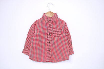 Camisa para Bebé Menino de 6 - 9 meses | Clobies