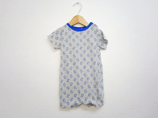 Pijama macacão manga curta para Bebé Menino de 6 - 9 meses | Clobies