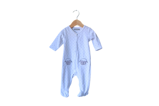 Babygrow c/ pés para Bebé Menina, Bebé Menino de 1 - 3 meses | Clobies