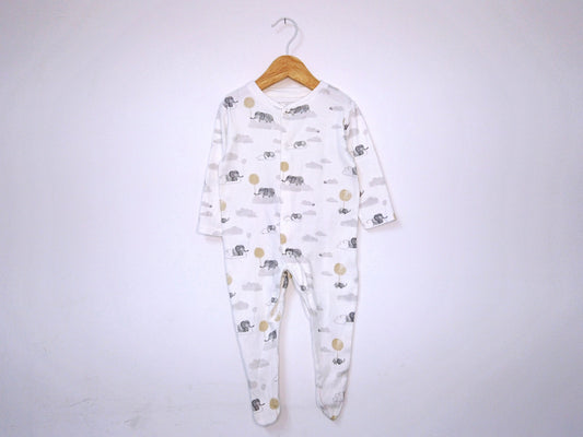 Babygrow c/ pés para Bebé Menina, Bebé Menino de 3 - 6 meses | Clobies