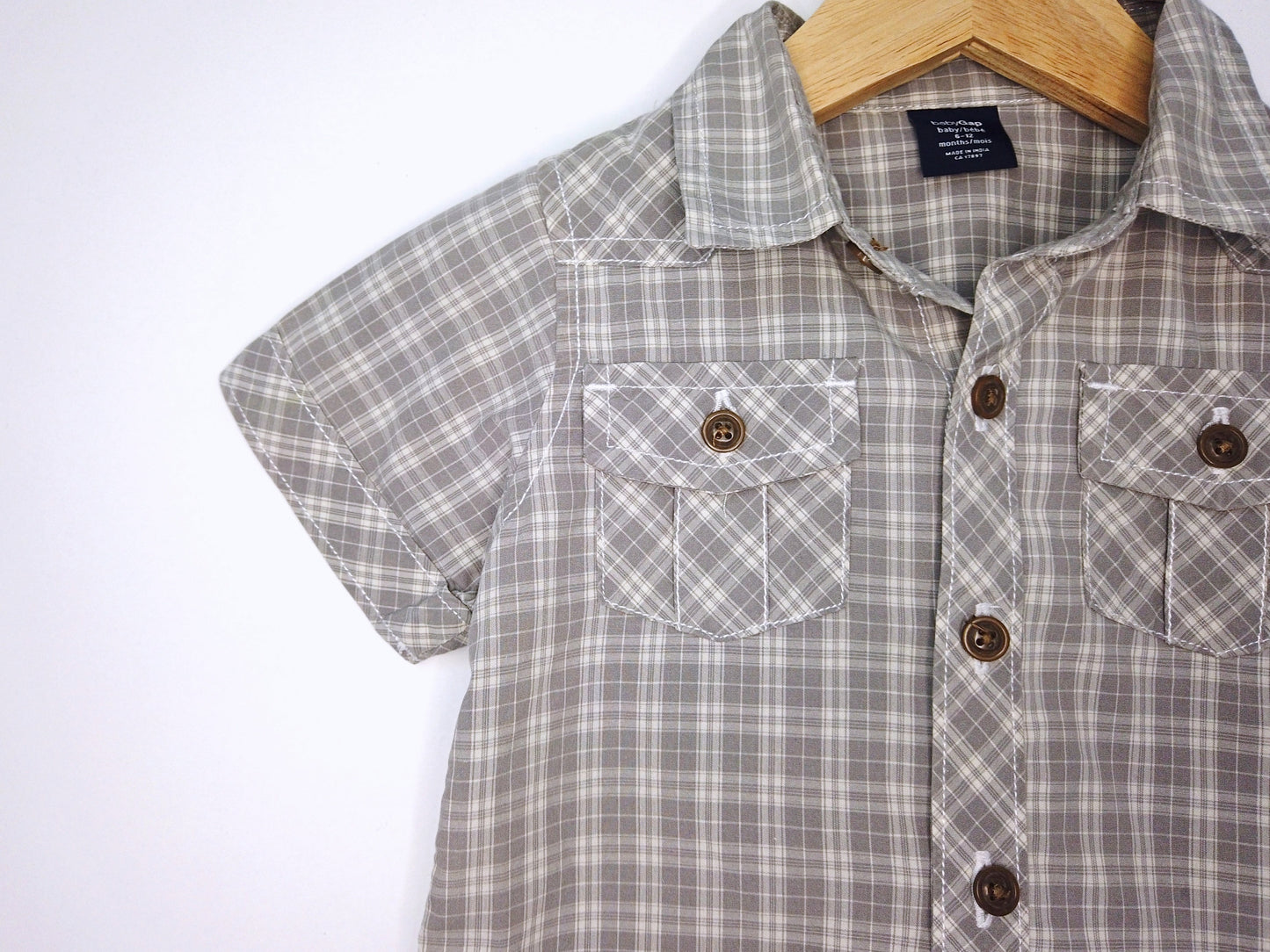 Camisa para Bebé Menino de 9 - 12 meses | Clobies