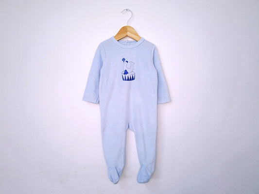 Babygrow c/ pés para Bebé Menina, Bebé Menino de 6 - 9 meses | Clobies