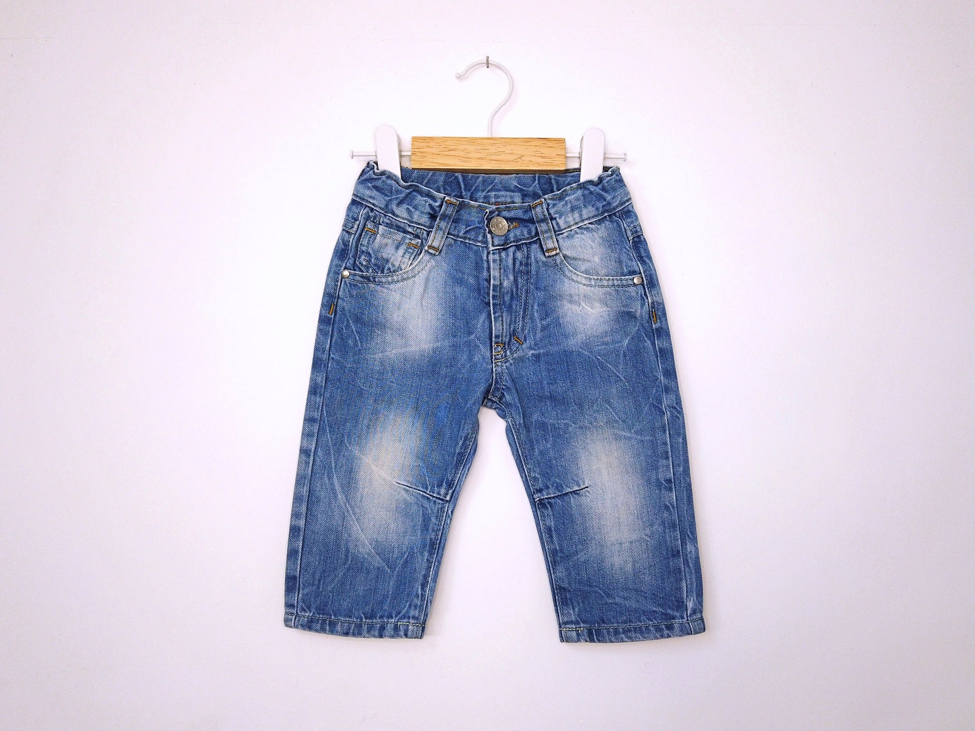 Calças de ganga (jeans) para Bebé Menino de 6 - 9 meses | Clobies