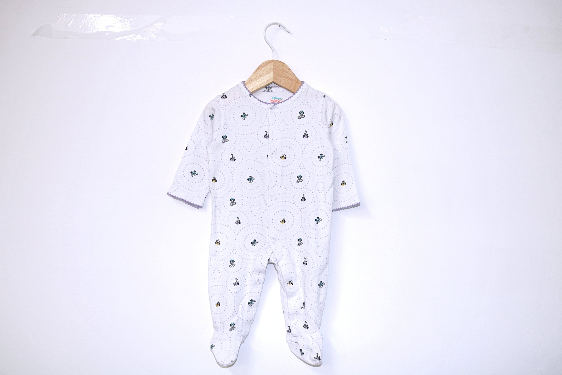 Babygrow c/ pés para Bebé Menina de 1 - 3 meses | Clobies