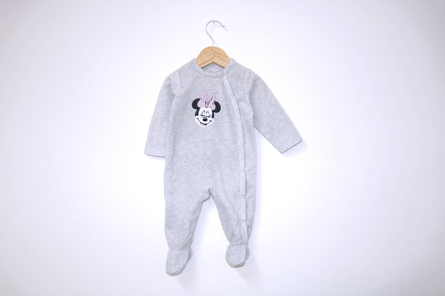 Babygrow c/ pés para Bebé Menina de 1 - 3 meses | Clobies