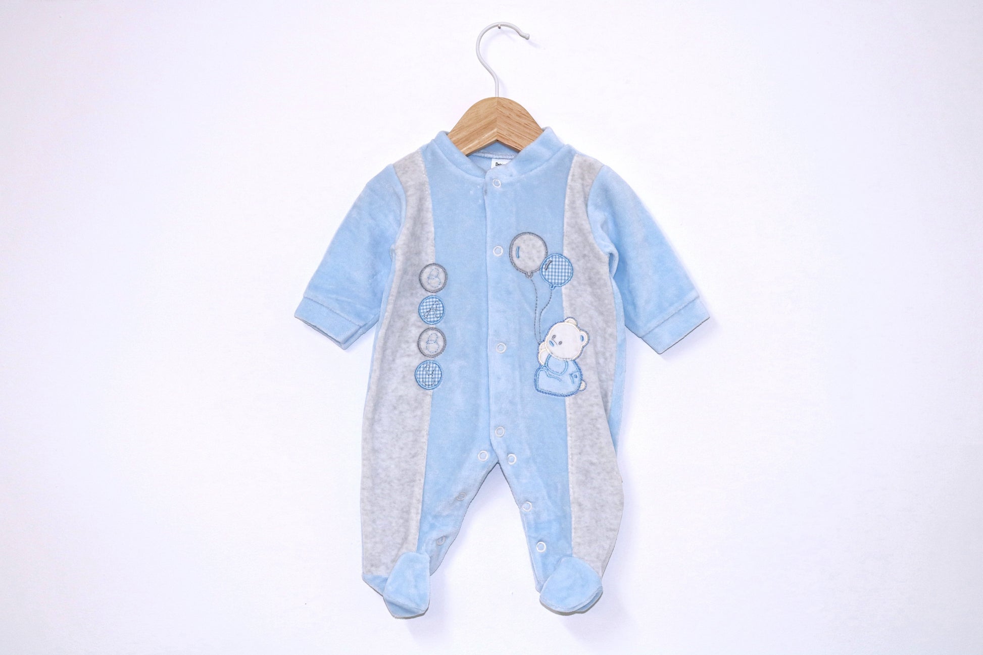 Babygrow c/ pés para Bebé Menino de 0 meses | Clobies