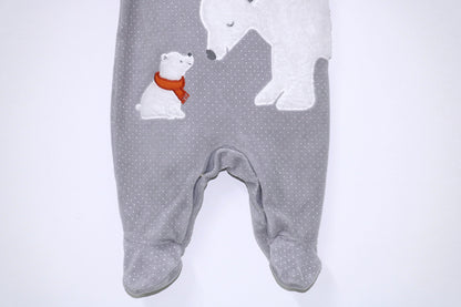 Pijama macacão manga cava para Bebé Menina, Bebé Menino de 1 - 3 meses | Clobies