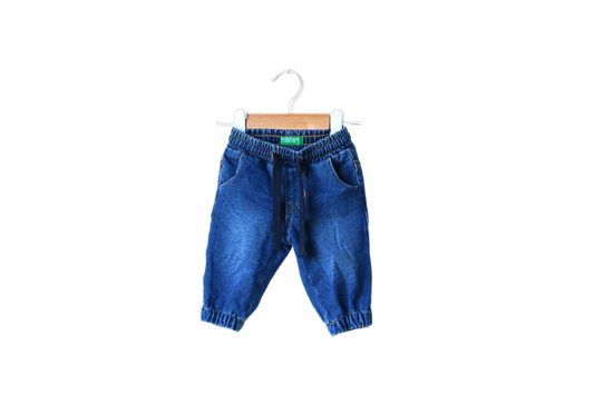 Calças de ganga (jeans) para Bebé Menino de 1 - 3 meses | Clobies