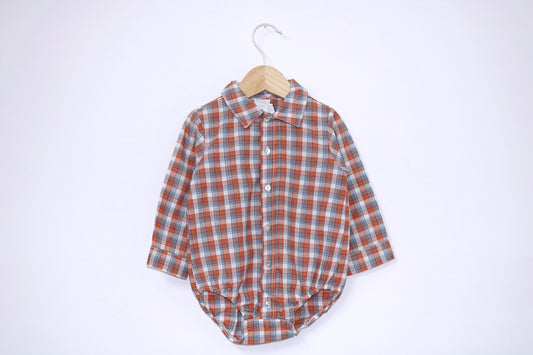 Camisa para Bebé Menino de 6 - 9 meses | Clobies