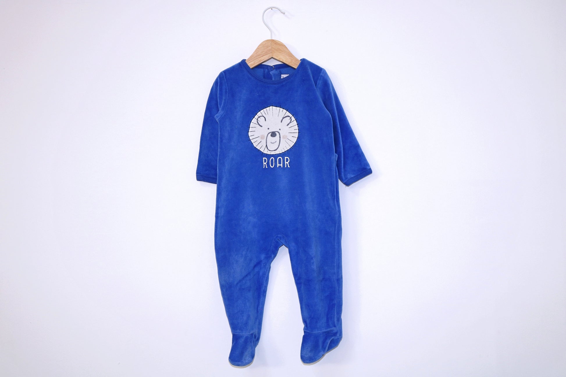 Babygrow c/ pés para Bebé Menino de 9 - 12 meses | Clobies