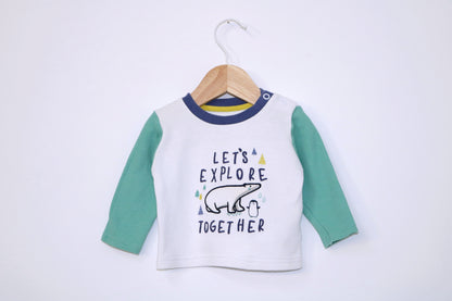 Camisola de Algodão Fina para Bebé Menino de 3 - 6 meses | Clobies