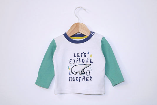 Camisola de Algodão Fina para Bebé Menino de 3 - 6 meses | Clobies