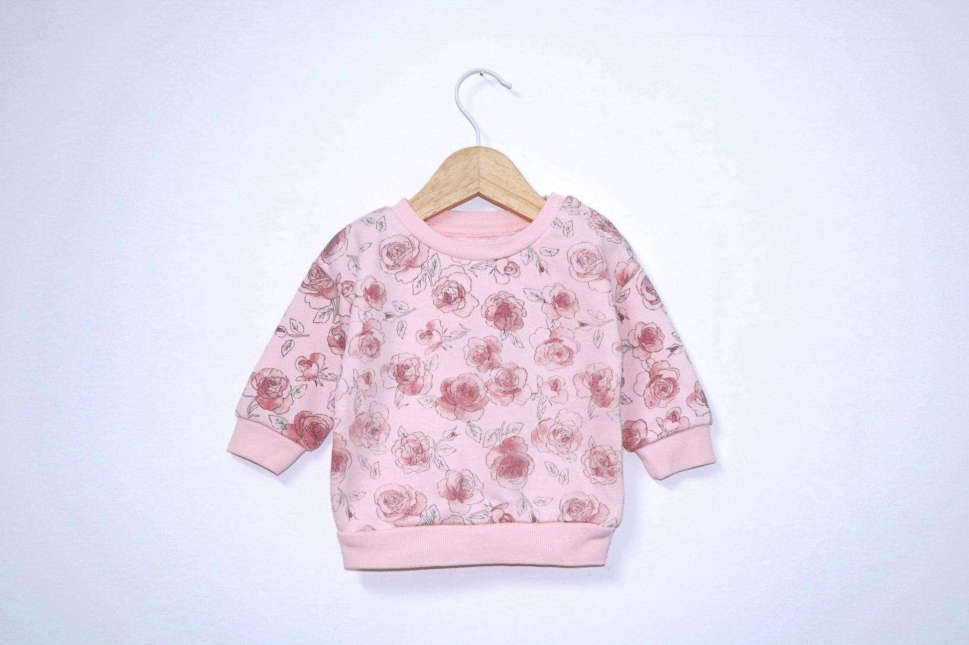 Camisola de Algodão Grossa para Bebé Menina de 3 - 6 meses | Clobies