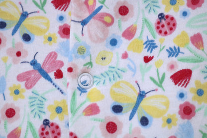 Babygrow c/ pés para Bebé Menina de 3 - 6 meses | Clobies