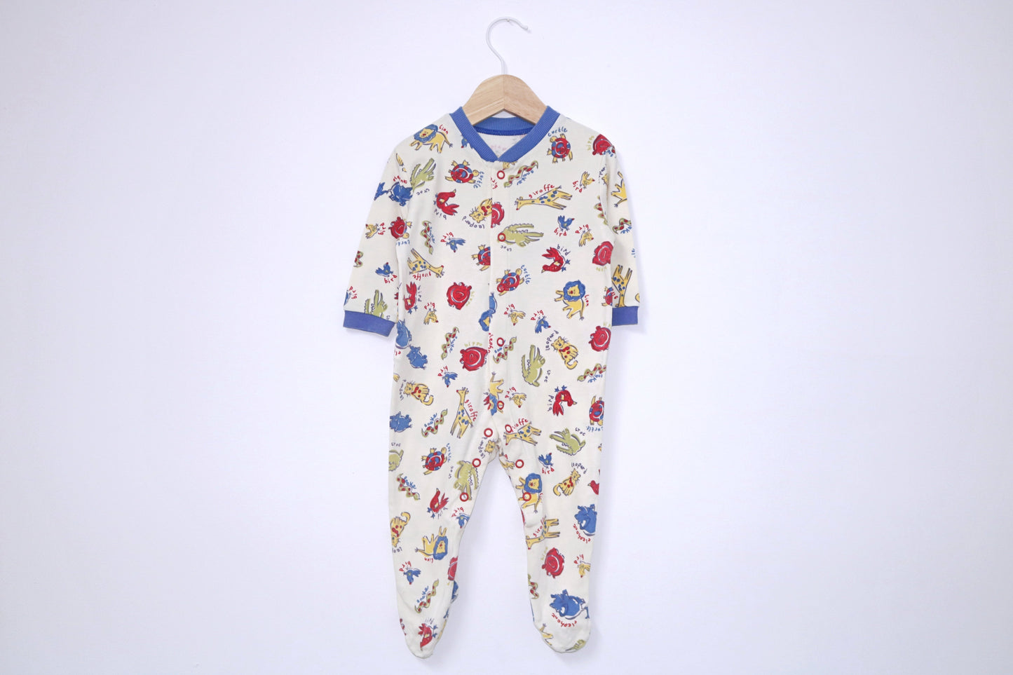 Babygrow c/ pés para Bebé Menino de 1 - 3 meses | Clobies