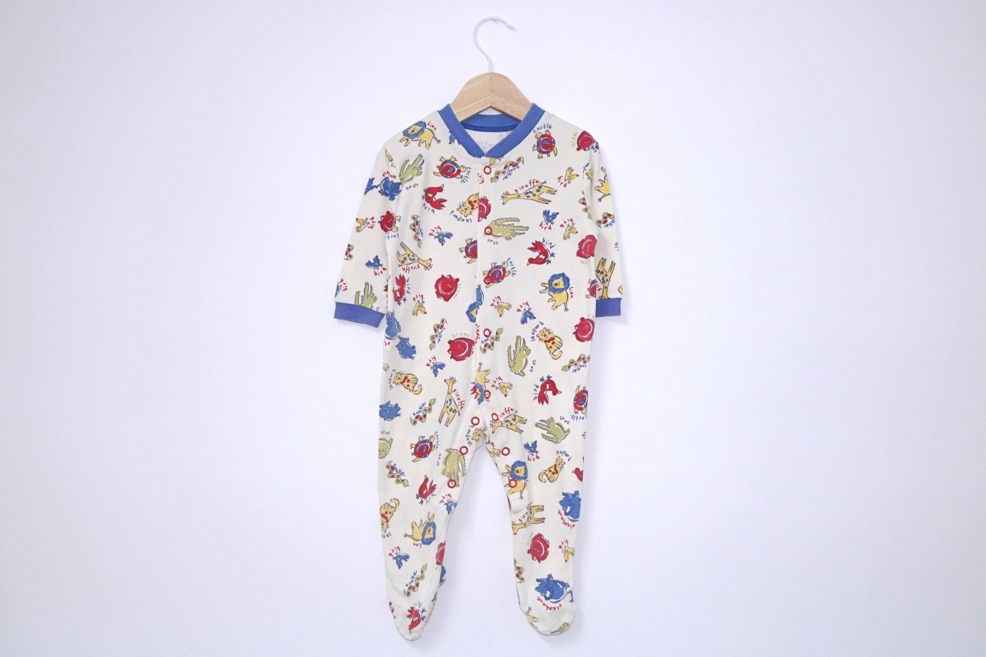 Babygrow c/ pés para Bebé Menino de 1 - 3 meses | Clobies