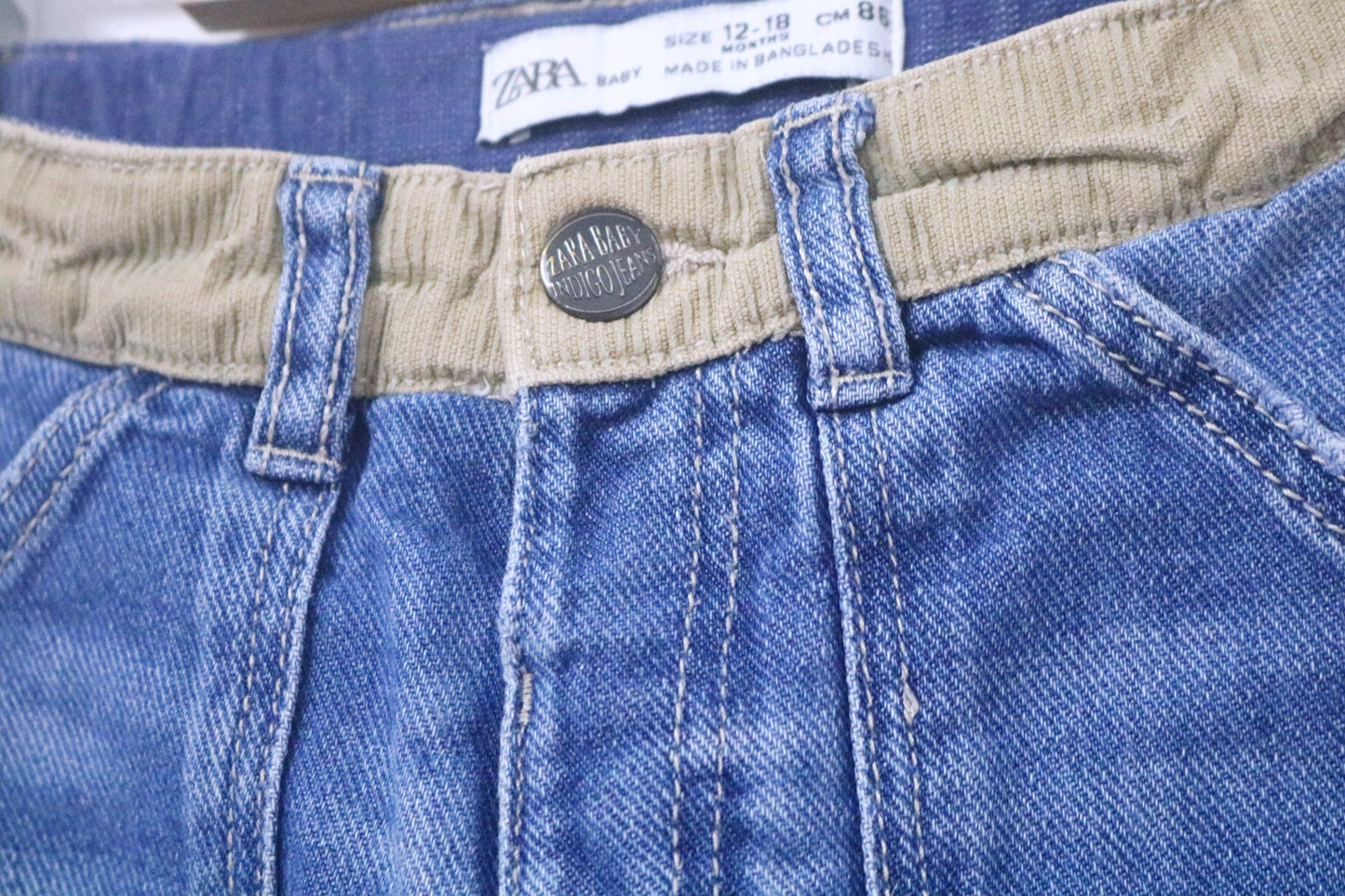 Calças de ganga (jeans) para Bebé Menino de 12 - 18 meses | Clobies