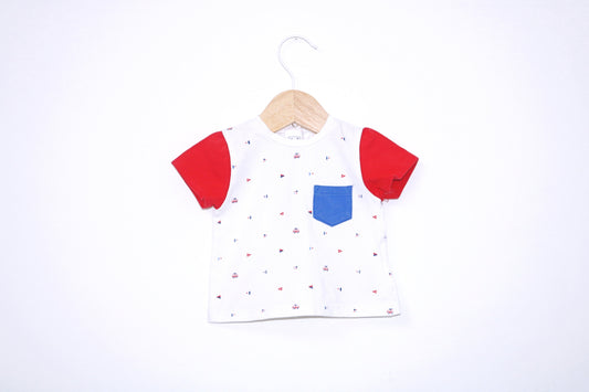 T-shirt para Bebé Menino de 1 - 3 meses | Clobies