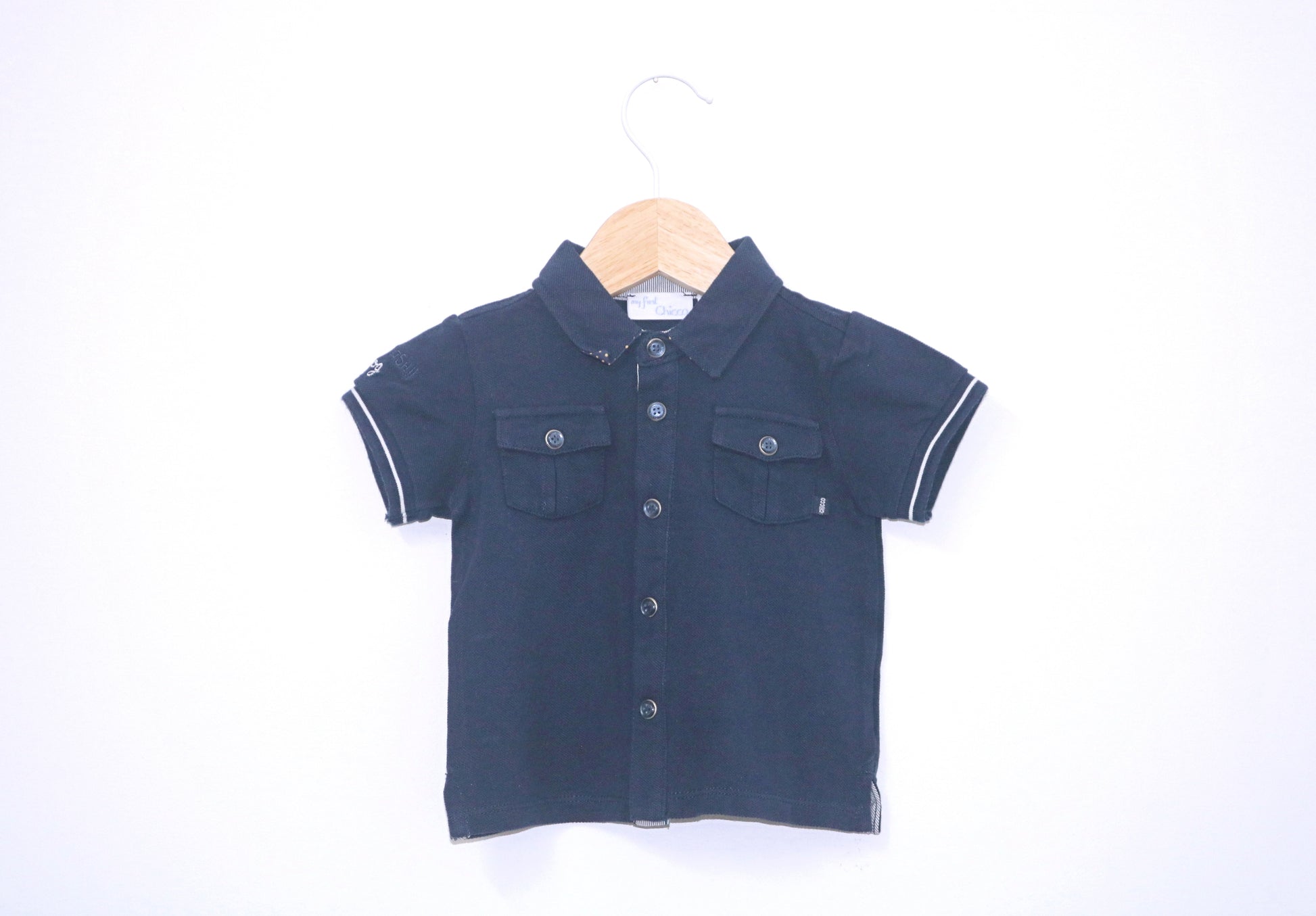 Camisa para Bebé Menino de 6 - 9 meses | Clobies