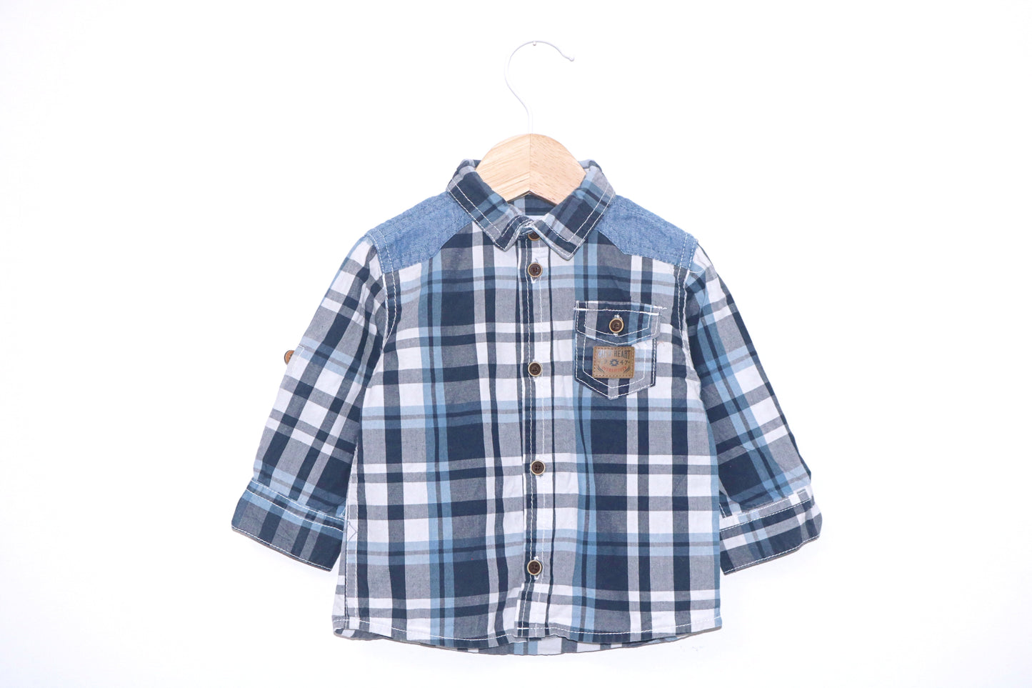 Camisa para Bebé Menino de 3 - 6 meses | Clobies