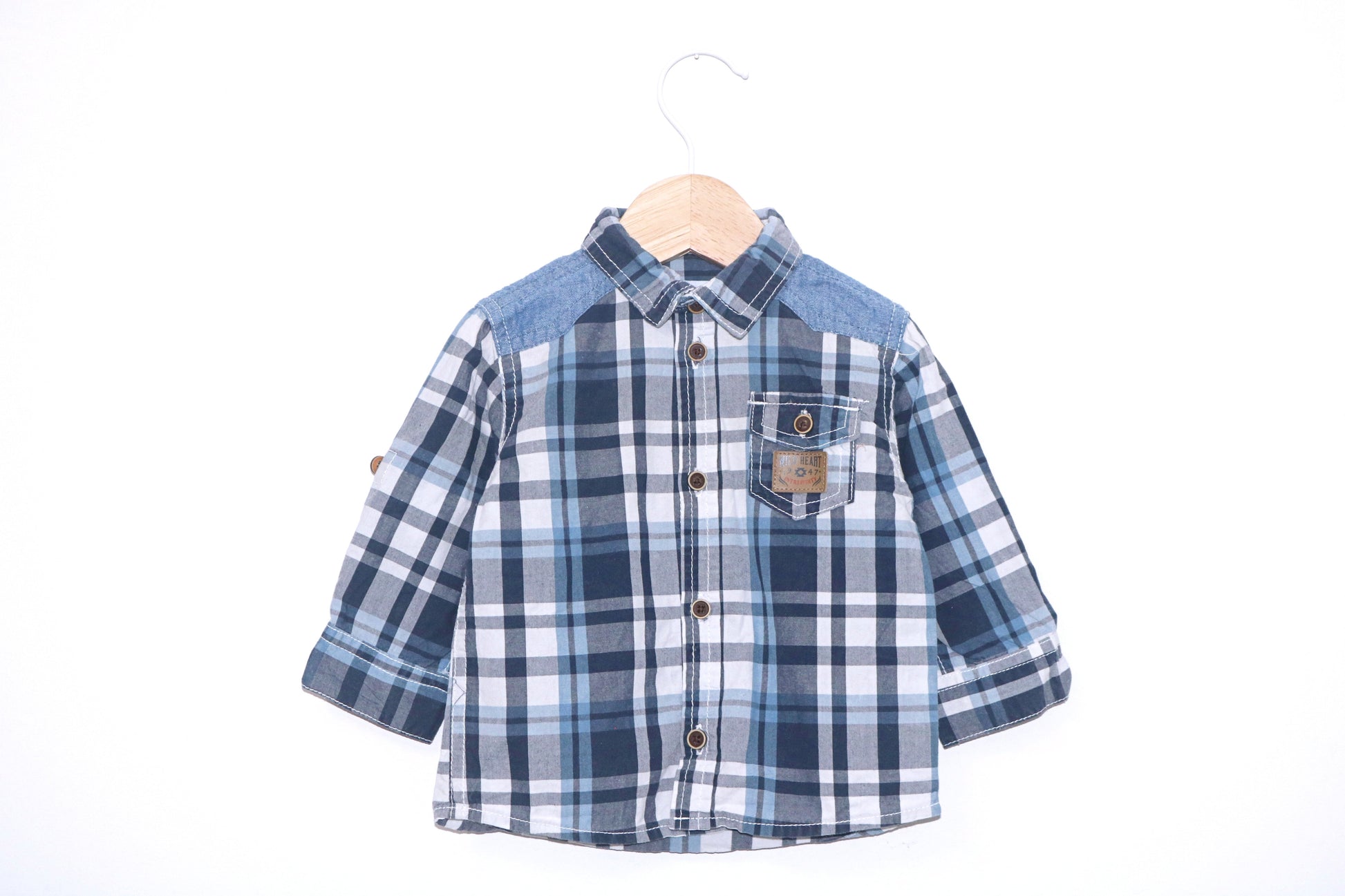 Camisa para Bebé Menino de 3 - 6 meses | Clobies