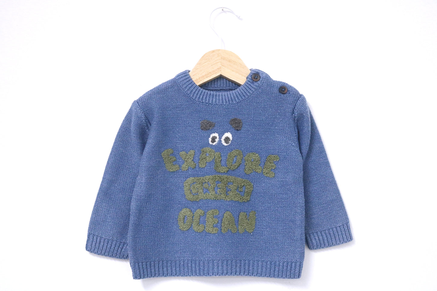 Camisola de Malha para Bebé Menino de 3 - 6 meses | Clobies