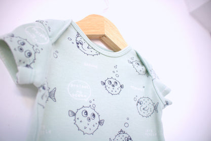 Body manga curta ▪️ Bebé 3 - 6 meses