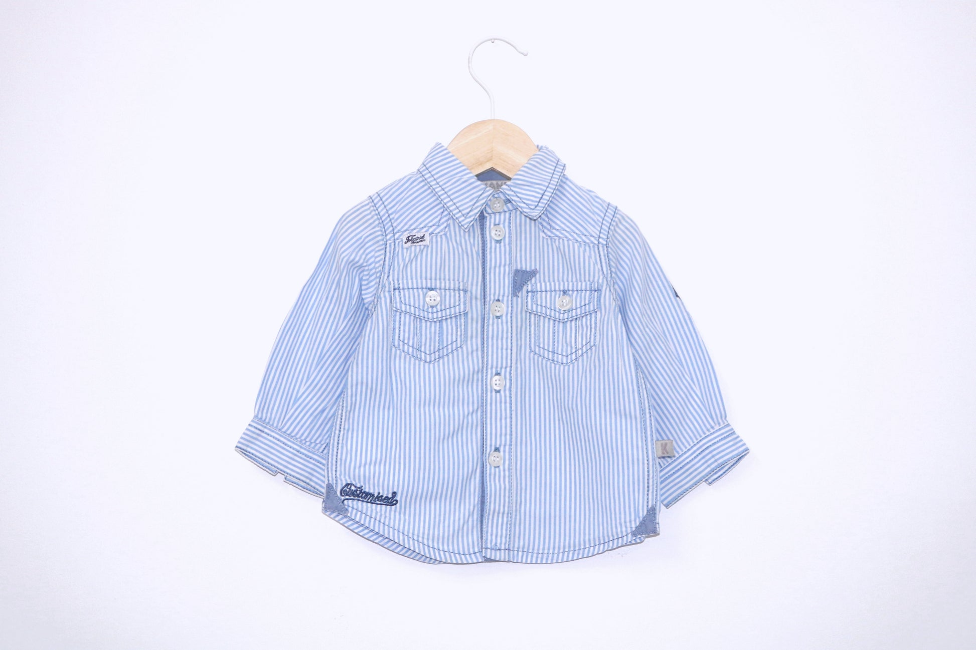 Camisa para Bebé Menino de 1 - 3 meses | Clobies