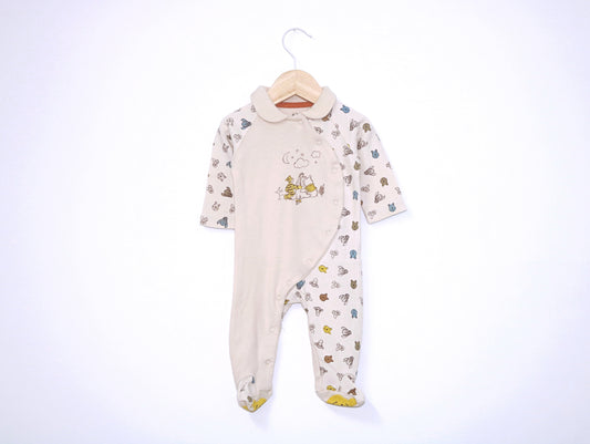 Babygrow c/ pés para Bebé Menino, Bebé Menina de 1 - 3 meses | Clobies