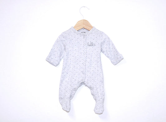 Babygrow c/ pés para Bebé Menino, Bebé Menina de 0 meses | Clobies