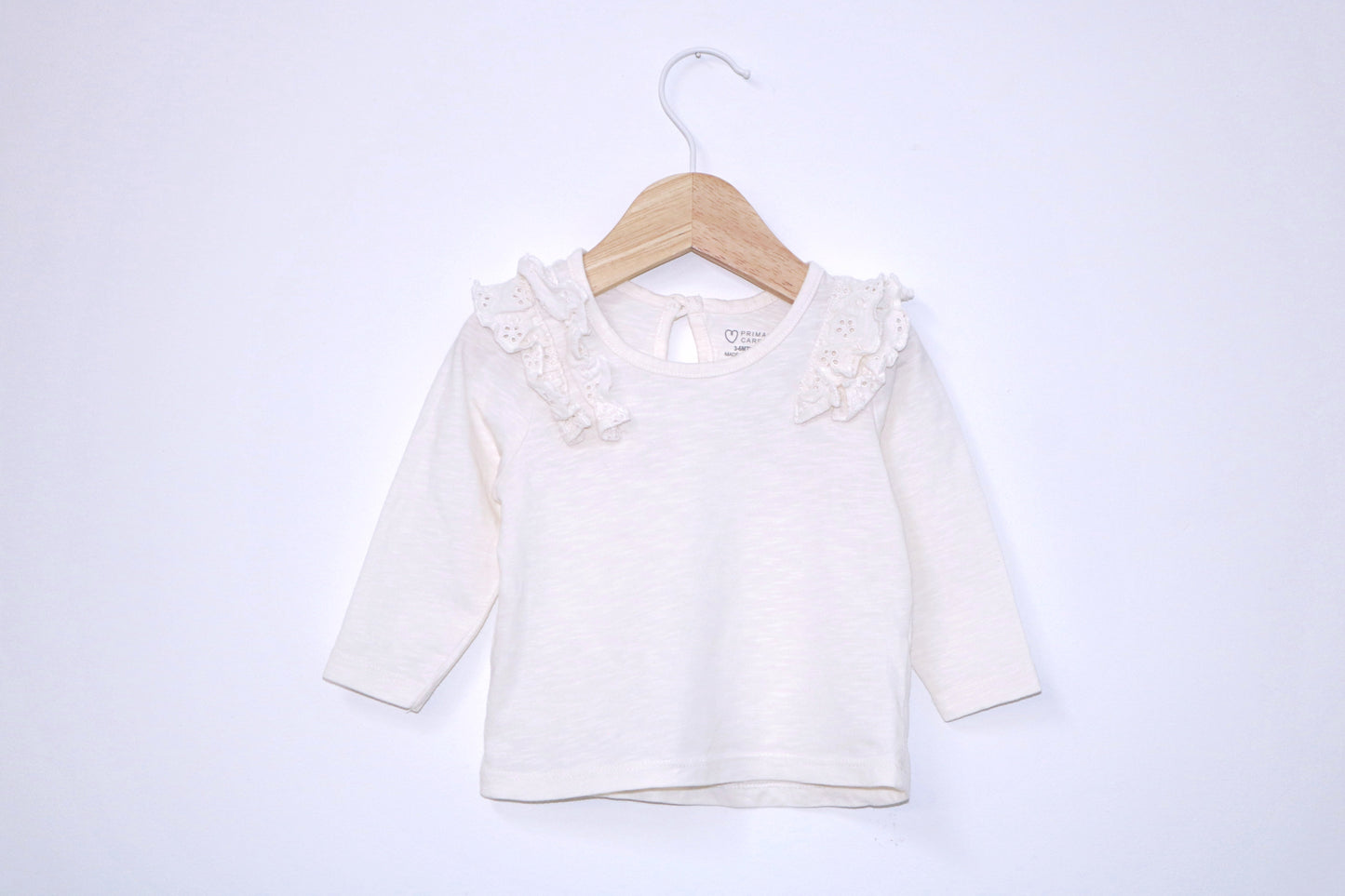 Camisola de Algodão Fina para Bebé Menina de 3 - 6 meses | Clobies