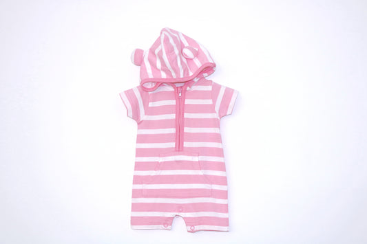 Jardineira/macacão c/calções para Bebé Menina de 0/1 meses | Clobies