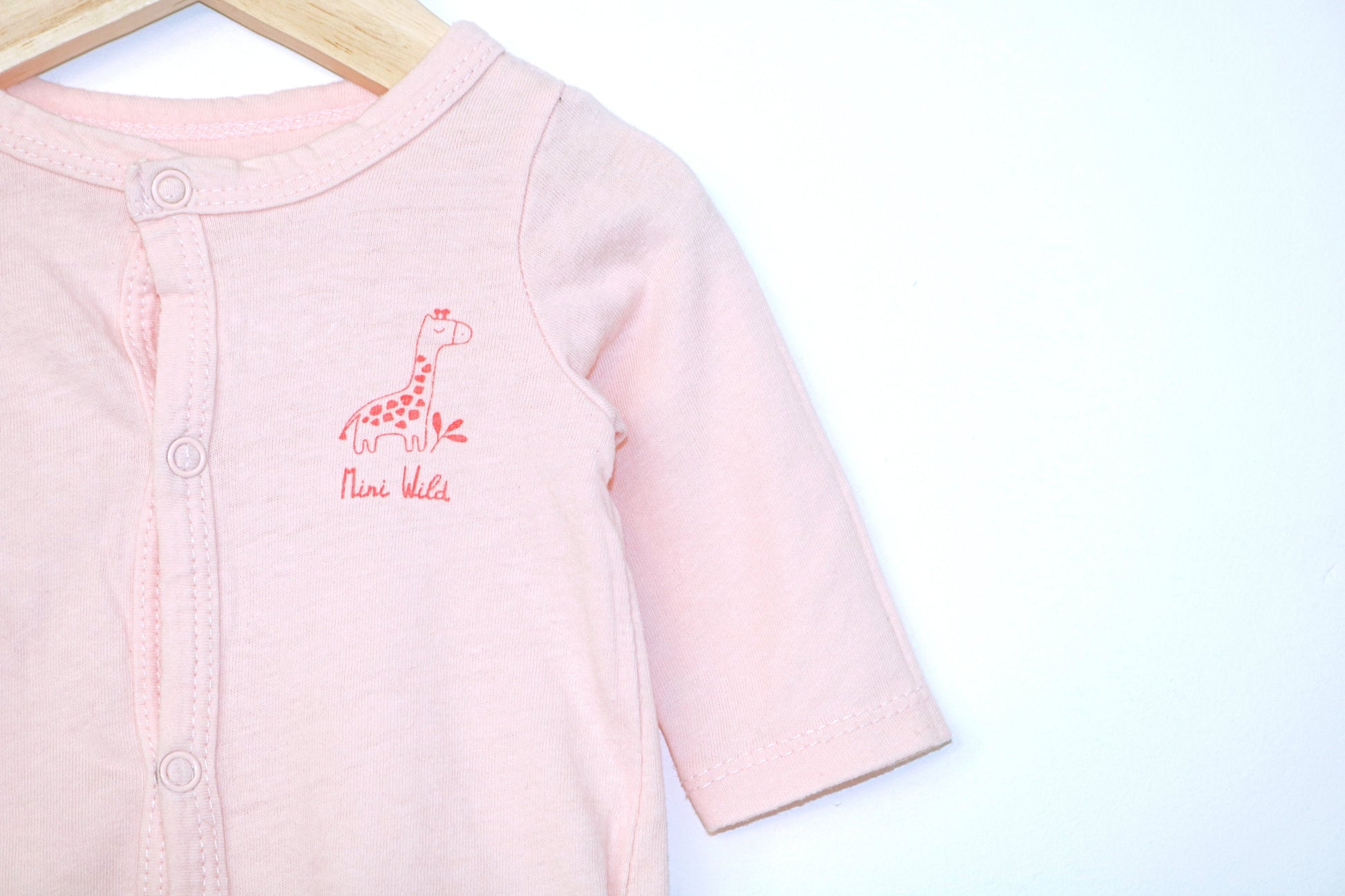 Babygrow c/ pés para Bebé Menina de 0/1 meses | Clobies