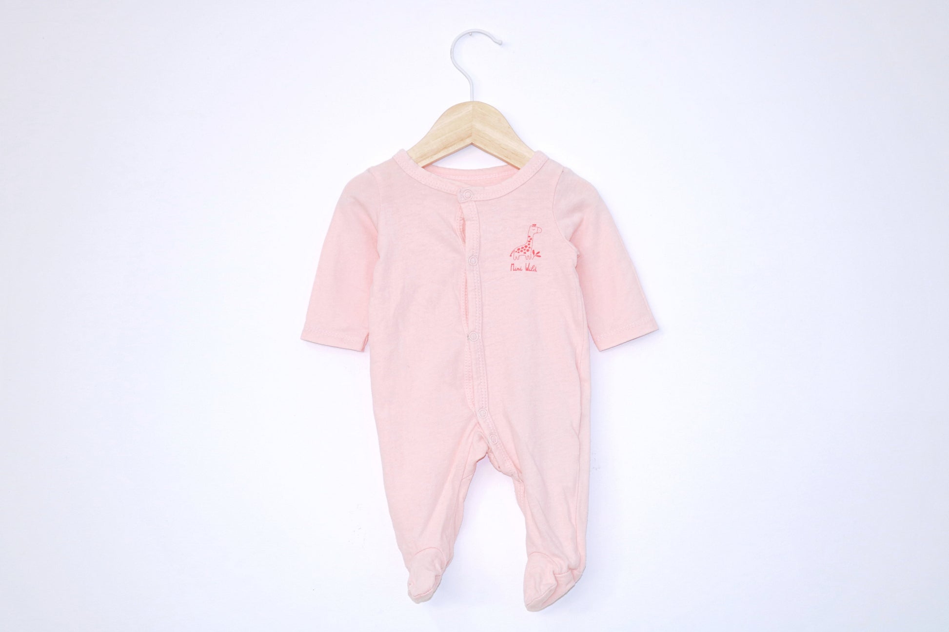 Babygrow c/ pés para Bebé Menina de 0/1 meses | Clobies