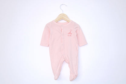 Babygrow c/ pés para Bebé Menina de 0/1 meses | Clobies