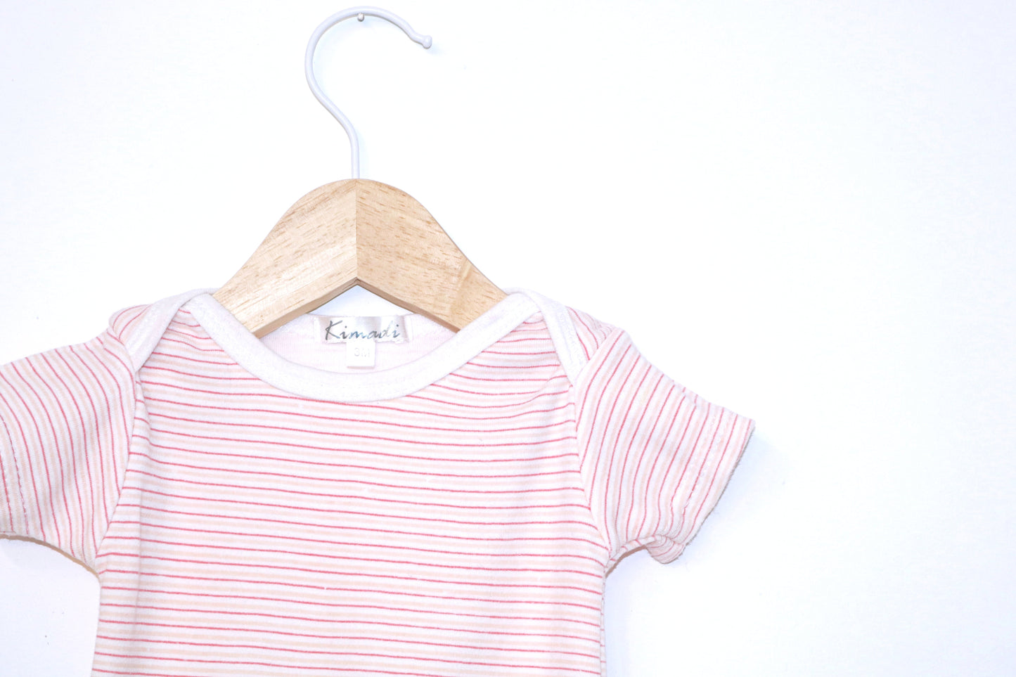 Body manga curta para Bebé Menina de 1 - 3 meses | Clobies