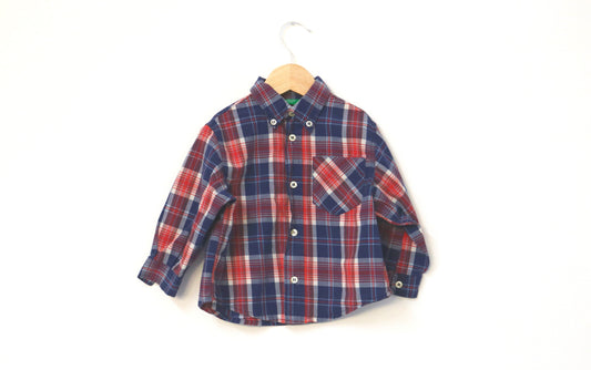 Camisa para Bebé Menino de 9 - 12 meses | Clobies