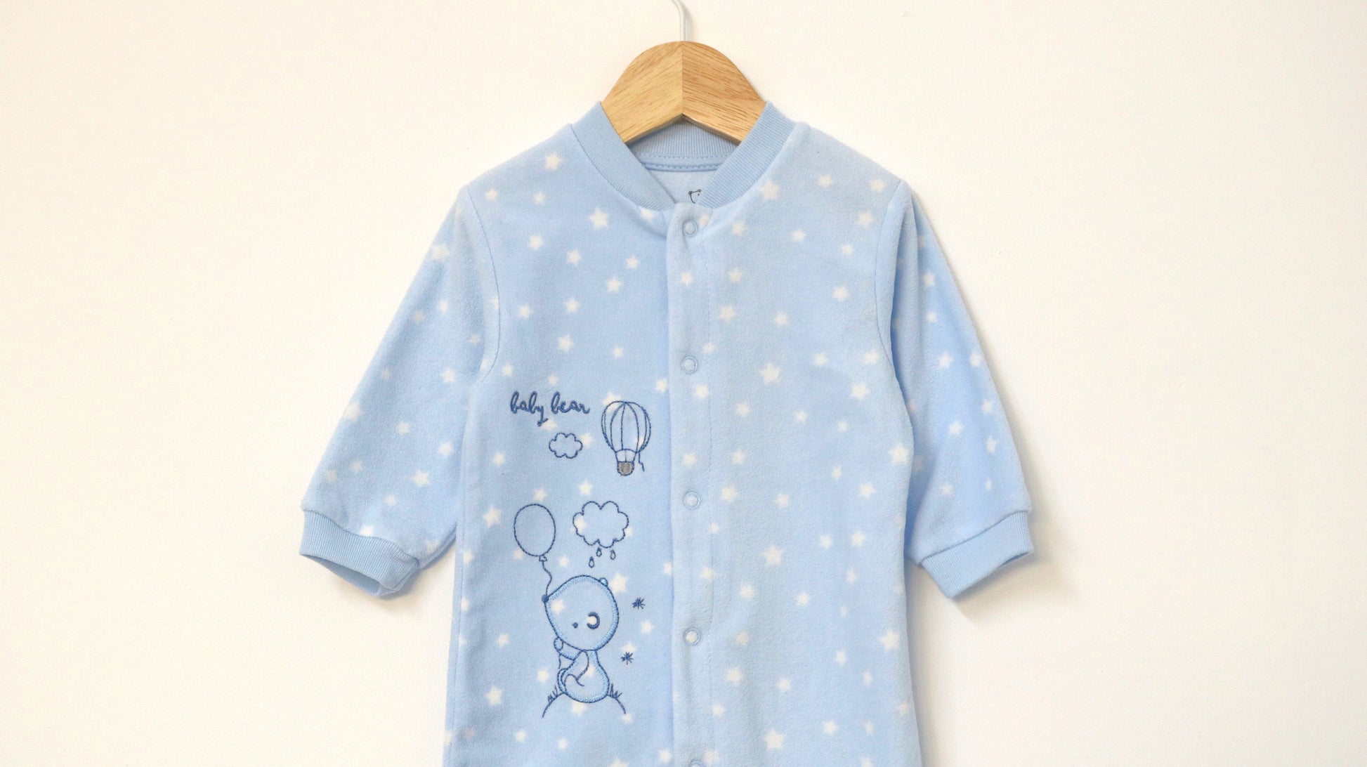 Babygrow c/ pés para Bebé Menino de 3 - 6 meses | Clobies