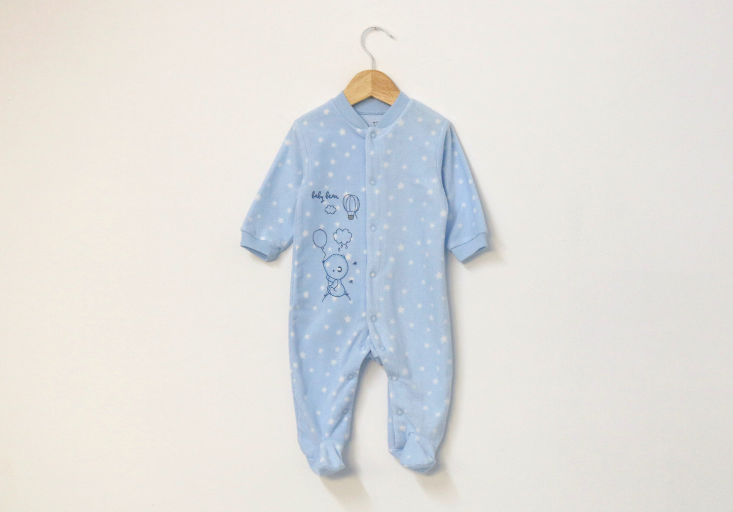 Babygrow c/ pés para Bebé Menino de 3 - 6 meses | Clobies